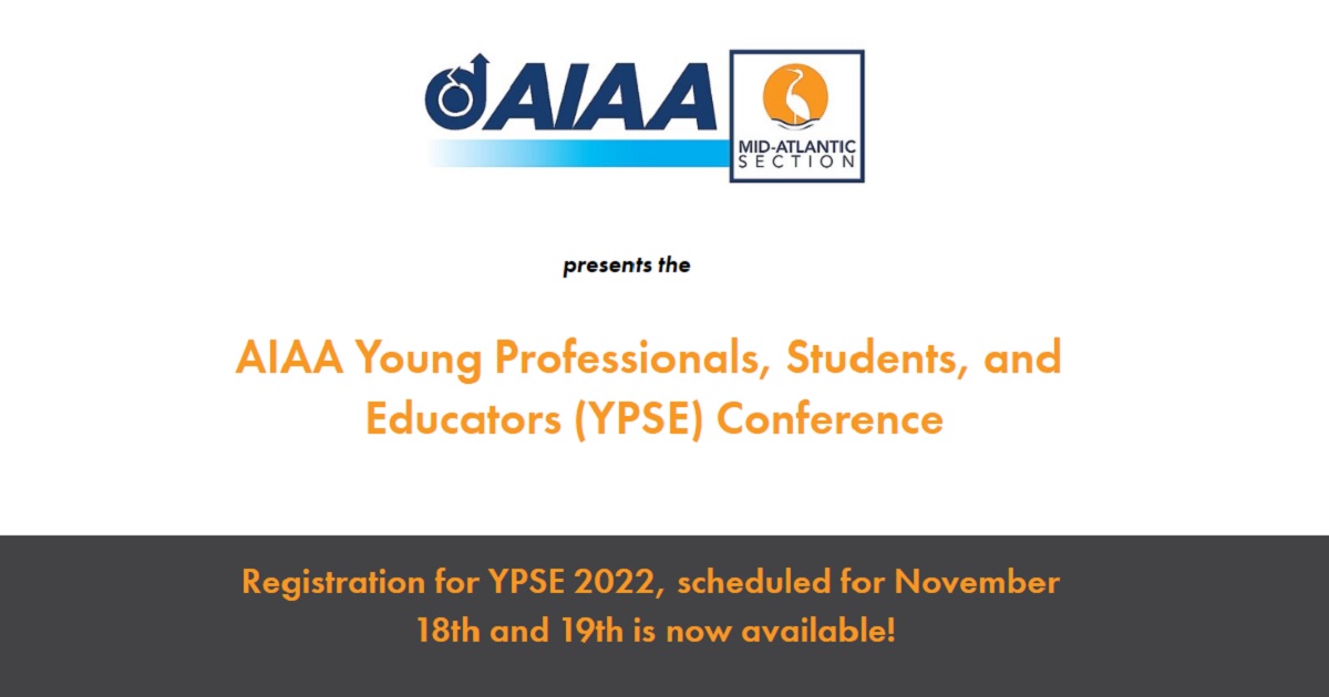 AIAA Young Professionals, Students, and Educators (YPSE) Conference