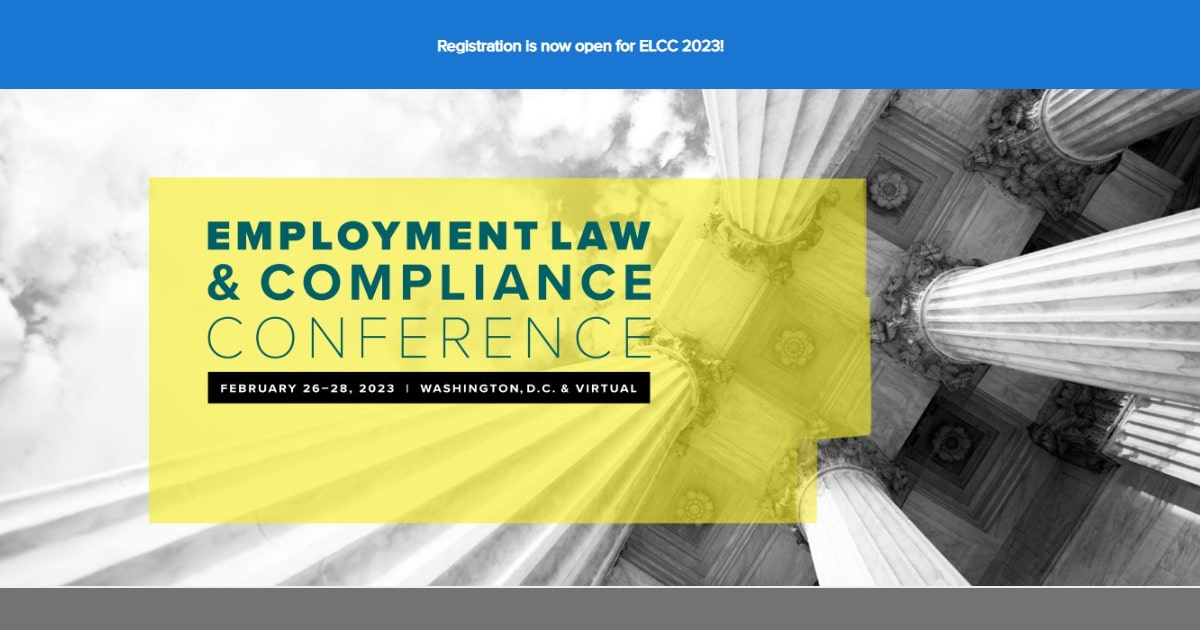 EMPLOYMENT LAW & COMPLIANCE CONFERENCE