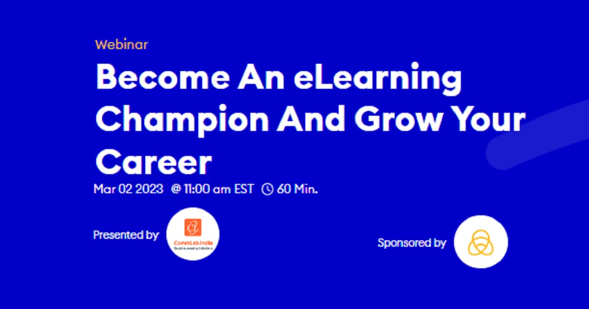 Become An eLearning Champion And Grow Your Career