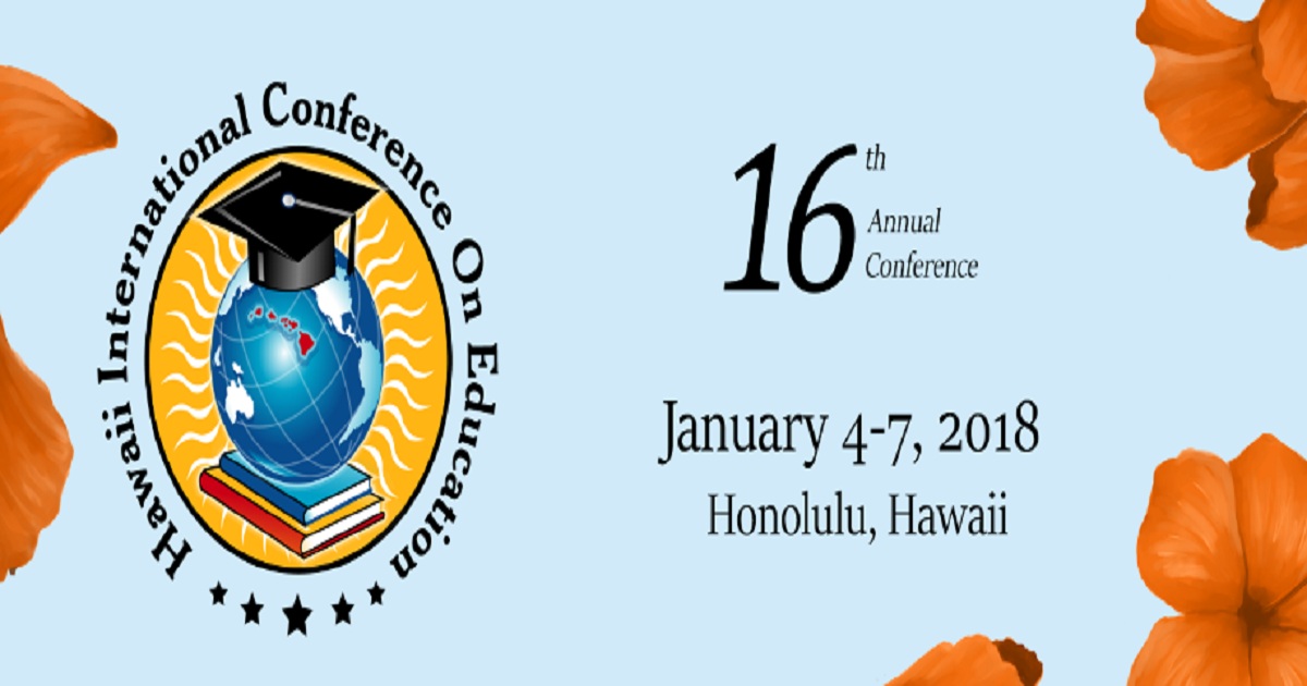 16Th Annual Hawaii International Conference On Education January 04