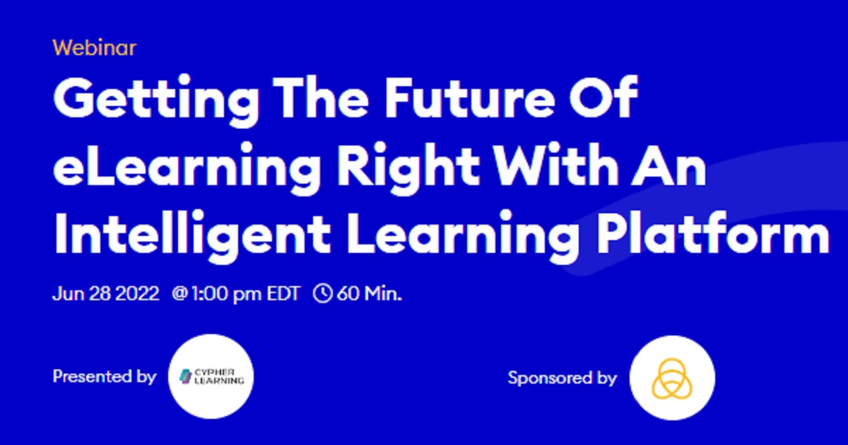 Getting The Future Of eLearning Right With An 