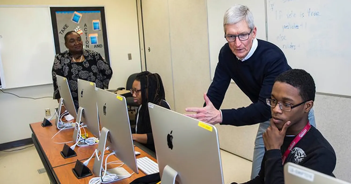 Apple announcing Birmingham education initiative tomorrow, likely Everyone Can Code adoption