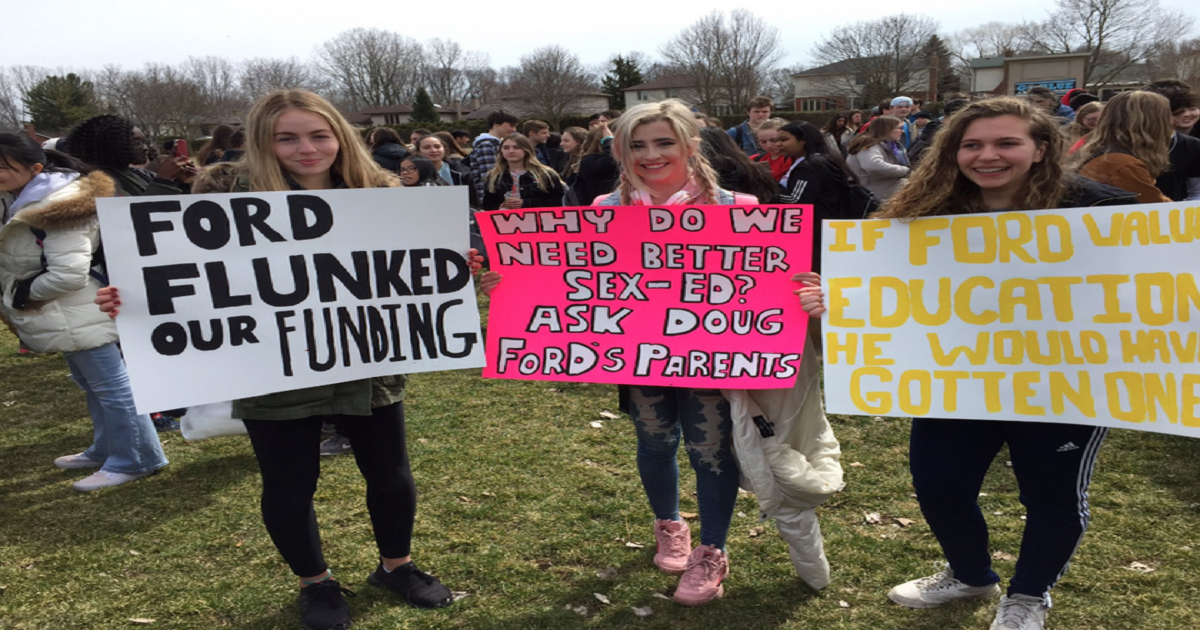 Student walkout targets education changes