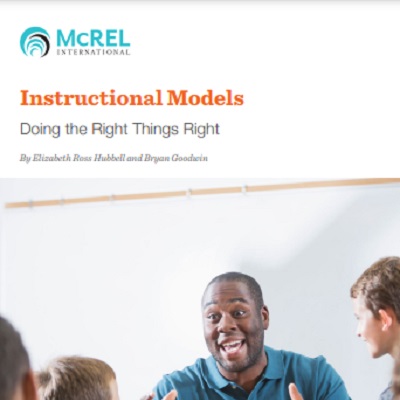 Instructional Models Doing the Right Things Right